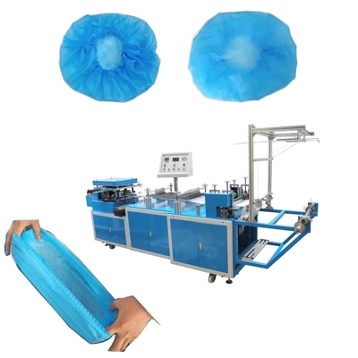 180-210 máquina de Min Disposable Surgical Gown Making dos PCes, tampão Bouffant descartável que faz a máquina
