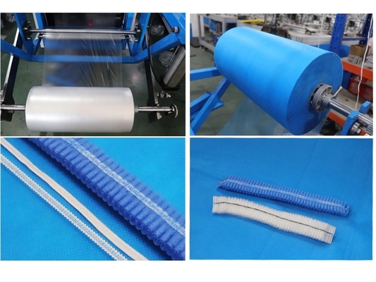 180-210 máquina de Min Disposable Surgical Gown Making dos PCes, tampão Bouffant descartável que faz a máquina