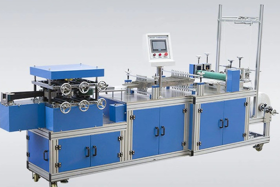 180-210 máquina de Min Disposable Surgical Gown Making dos PCes, tampão Bouffant descartável que faz a máquina