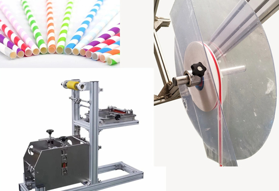 Papel biodegradável Straw Making Machine Fully Automatic com a faca 6 de aço inoxidável
