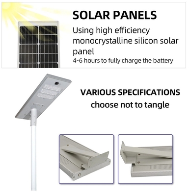 Luzes solares exteriores 6V do diodo emissor de luz de 400 watts, luz de rua solar do diodo emissor de luz do CE