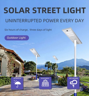 Luzes solares exteriores 6V do diodo emissor de luz de 400 watts, luz de rua solar do diodo emissor de luz do CE