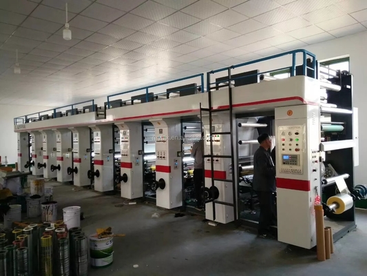 Cor automática de alta velocidade da máquina de impressão da rotogravura de BOPP multi