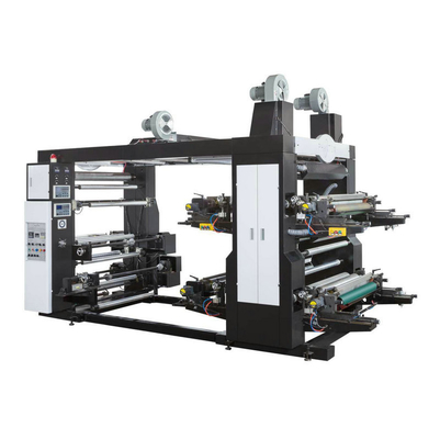Papel de Web Flexographic do filme plástico de máquina de impressão da tipografia da cor flexível