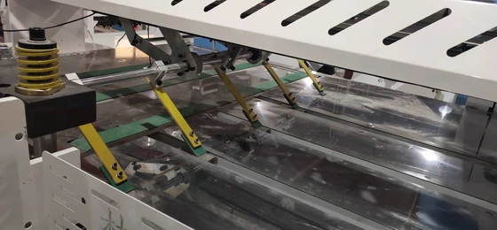 Emenda automática saco tecido integrado do corte frio do bolso da válvula da máquina