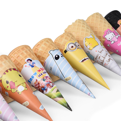 Luva de papel do cone do copo do gelado que faz a máquina 80pcs/Min Fully Automatic