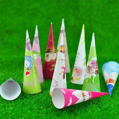 Luva de papel do cone do copo do gelado que faz a máquina 80pcs/Min Fully Automatic