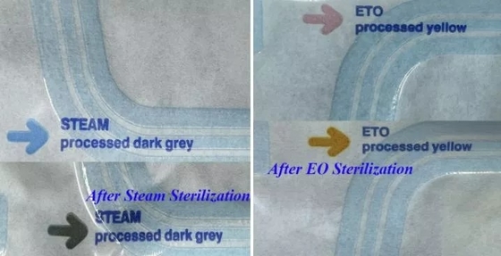 Saco de papel médico descartável do malote que faz a autoclave da máquina autoadesiva