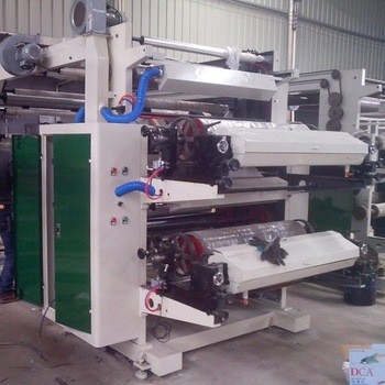 Embalagem plástica do saco de papel da máquina de impressão de Flexo da carne da tampa de quatro cores