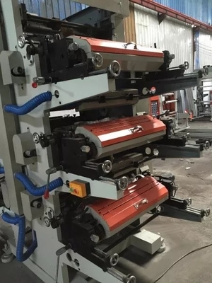 Embalagem plástica do saco de papel da máquina de impressão de Flexo da carne da tampa de quatro cores