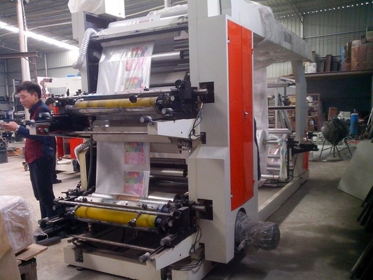 Embalagem plástica do saco de papel da máquina de impressão de Flexo da carne da tampa de quatro cores