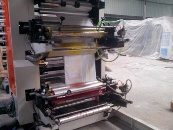 Embalagem plástica do saco de papel da máquina de impressão de Flexo da carne da tampa de quatro cores