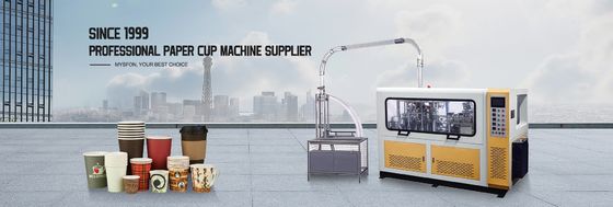 O PE ultrassônico da selagem revestiu a linha de produção do copo de papel